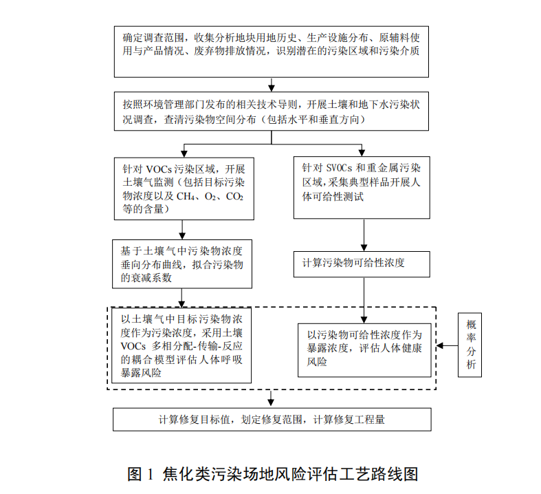 焦化類污染場(chǎng)地土壤風(fēng)險(xiǎn)評(píng)估技術(shù)